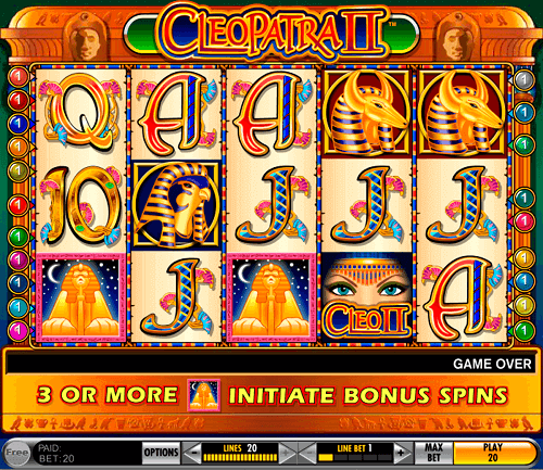 cleopatra ii pokie game igt